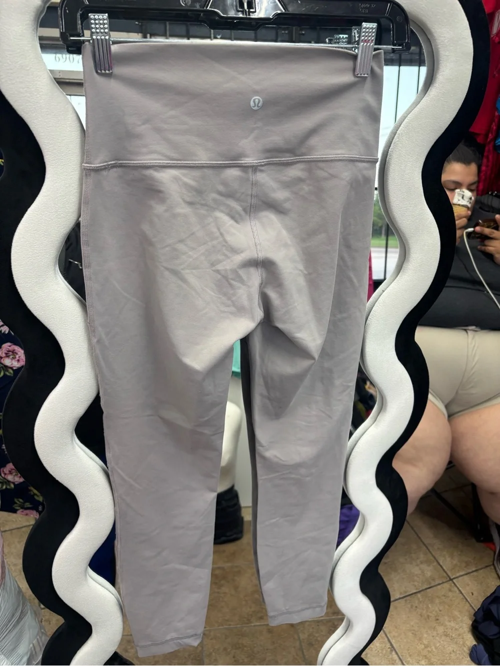 lululemon Light Lavender High-Rise Seam Leggings